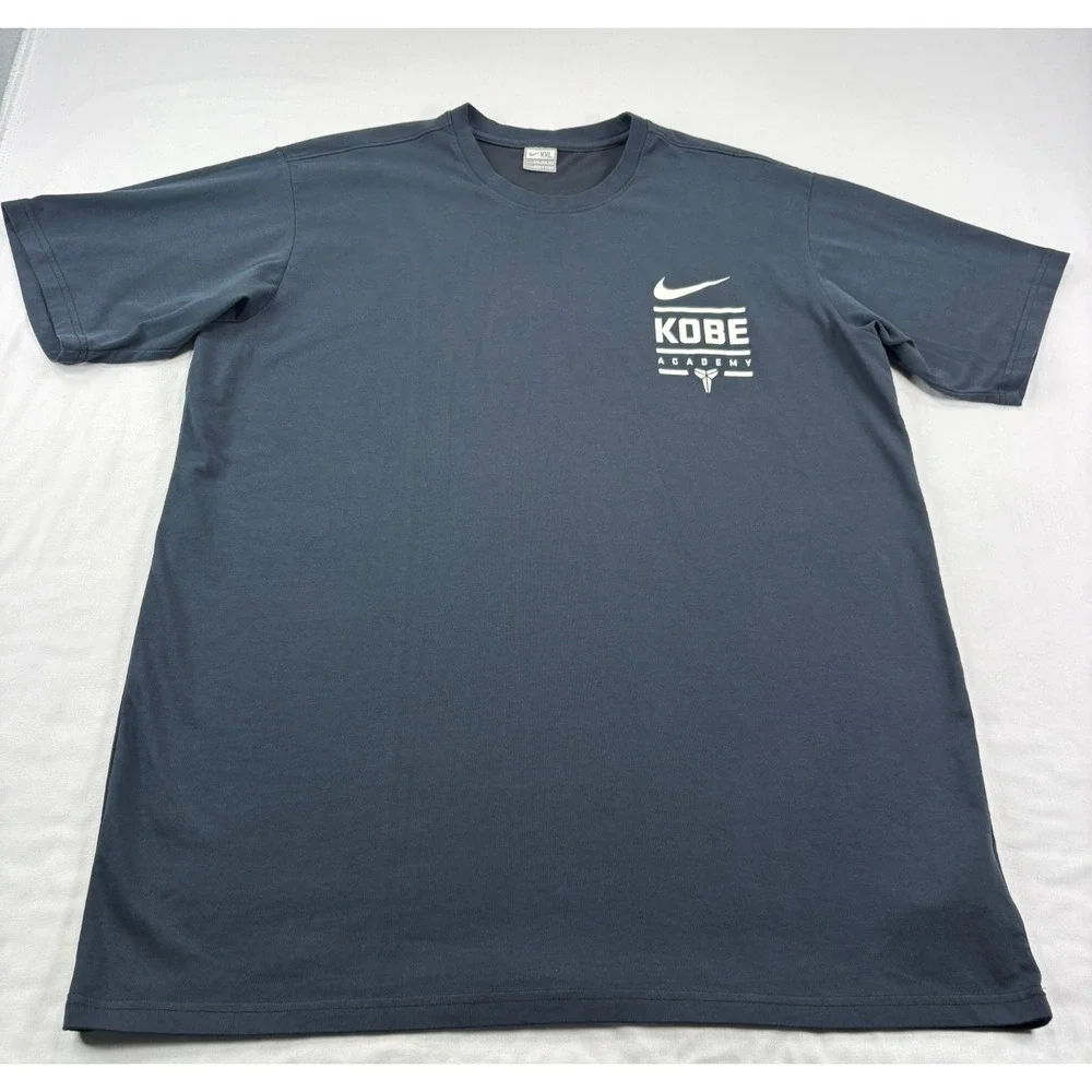Vintage‎ Nike Kobe Bryant Shirt Mens 2XL Blue Basketball Academy Crew Neck Y2K